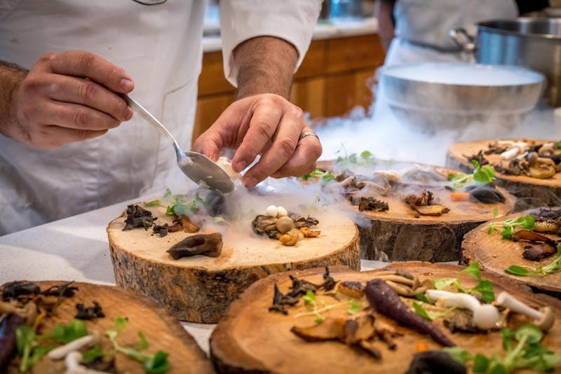 Plated dish